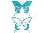 Komar Wandtattoo Farfalle - Größe 50 x 70 cm, selbstklebend, Wandsticker