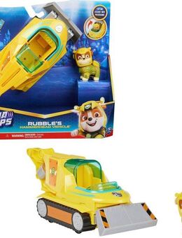 Spin Master Spielzeug-Auto Paw Patrol - Aqua Pups - Basic Themed Vehicles Solid Rubble, mit Funktionen