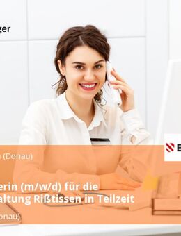 Mitarbeiterin (m/w/d) für die Ortsverwaltung Rißtissen in Teilzeit - Ehingen (Donau)