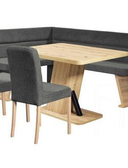 Home affaire Eckbankgruppe Laros Sitzgruppe, Eckbank, Stühle, Tisch, (Set, 4tlg Set), perfekt für Küche, Esszimmer, Wohnzimmer, Bestseller