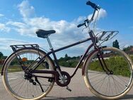 Super City Fahrrad in Bordeaux Rot - Hamburg