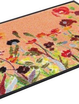 wash+dry by Kleen-Tex Fußmatte Wildflowers, rechteckig, Höhe: 7 mm, Schmutzfangmatte, Motiv Blumen, rutschhemmend, waschbar