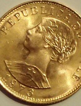 Republica de Chile – 50 Pesos – 1973 – Goldmünze - Kämpfelbach