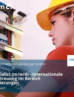 Sales Specialist (m/w/d) - Internationale Kundenbetreuung im Bereich Sonderlegierungen - Gummersbach