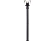 Brilliant Pollerleuchte Carleen, ohne Leuchtmittel, 100 cm Höhe, E27, Metall/Glas, Wegelampe, schwarz