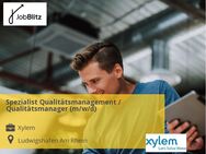 Spezialist Qualitätsmanagement / Qualitätsmanager (m/w/d) - Ludwigshafen (Rhein)