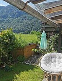 Stilvolle, kernsanierte Terrassenwohnung mit Kamin, Bergblick und Mietkaufoption - Brannenburg