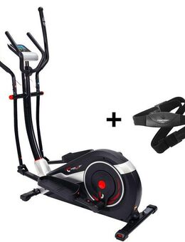 Christopeit Sport® Crosstrainer-Ergometer AX 8000 inkl. Pulsgurt (Fitnessgerät), 150 kg max. Benutzergewicht, 24 Widerstandsstufen