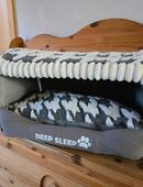 Kuschliges Hunde-/Katzenbett Höhle grau 42x30x29 cm NEU! in 83059