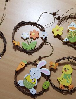 Deko Ostern/Frühling - 6 kleine Dekohänger - Petersberg (Hessen)