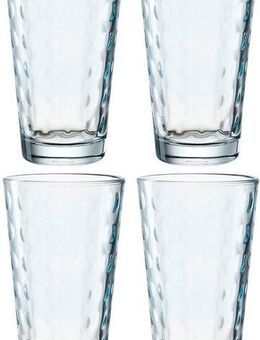 LEONARDO Gläser-Set OPTIC, Glas, 540 ml, 4-teilig