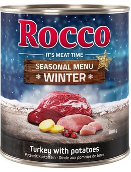 Rocco Winter-Menü: Sonderedition für begrenzte Zeit 6 x 800 g: Rind mit Pute & Kartoffeln