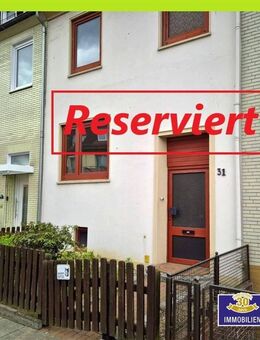 Unrenoviert! Reihenhaus mit viel Potential, Vollkeller, Garten, - Bremen