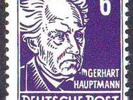 DDR: MiNr. 328 v b X I, 00.00.1953, "Persönlichkeiten aus Politik, Kunst und Wissenschaft: Gerhart Hauptmann", geprüft, postfrisch - Brandenburg (Havel)