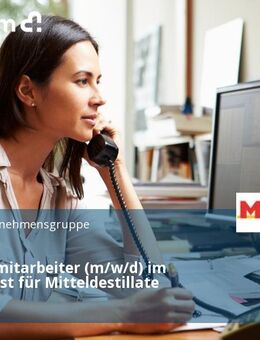 Vertriebsmitarbeiter (m/w/d) im Innendienst für Mitteldestillate - Hannover