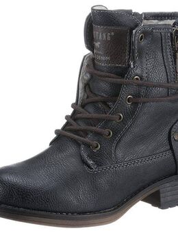 Mustang Shoes Winterboots, Schnürboots, Stiefelette, Blockabsatz, mit Reißverschluss