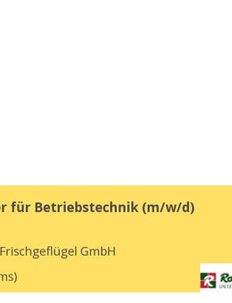 Elektroniker für Betriebstechnik (m/w/d) - Haren (Ems)
