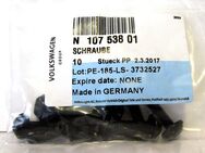 10 Stück - Original VW Schrauben N10753801 / N 107 538 01 - Neu + OVP - Biebesheim (Rhein)