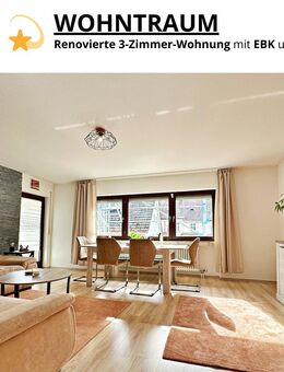 WOHNTRAUM - Renovierte 3-Z-Wohnung mit EBK und Balkon - Neuenbürg