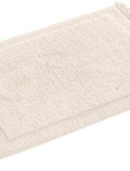 LeGer Home by Lena Gercke Badematte Tamsin, Badvorleger, Badezimmer Teppich, Höhe 20 mm, fußbodenheizungsgeeignet, strapazierfähig, Baumwolle, rechteckig, mit Fransen, Badteppich, Badematte, Baumwolle