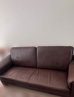 Hochwertiges Sofa Set 3-2-1-1 aus Echtleder - Bünde