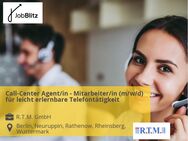 Call-Center Agent/in - Mitarbeiter/in (m/w/d) für leicht erlernbare Telefontätigkeit - Berlin