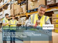 Mitarbeiter Warenauszeichnung / Arbeitsvorbereitung / Versand / Retoure (m/w/d) Vollzeit / Teilzeit - Stuttgart