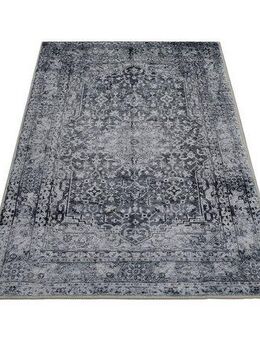 Wecon home Badematte Ralph, Höhe 0,5 mm, fußbodenheizungsgeeignet, Polyester, rechteckig, Vintage, waschbar, rutschfest, schnell trocknend, weich, Badteppich