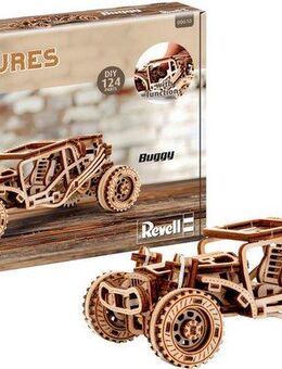 Revell® Modellbausatz Revell Tiny Adventures, Buggy, Auto-Bausatz aus Holz, Maßstab 1:32, Made in Europe, FSC® - schützt Wald