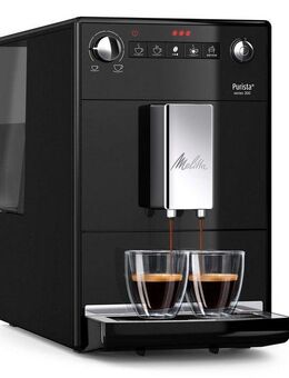 Melitta Kaffeevollautomat Purista® F230-102, schwarz, Lieblingskaffee-Funktion, kompakt & extra leise