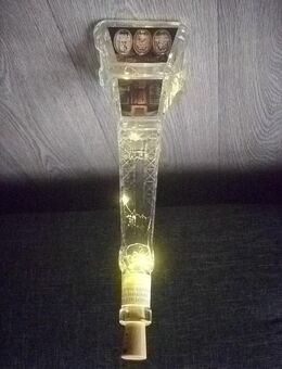 Leuchte Glasflasche in Eifelturmform mit led draht kette - Bielefeld