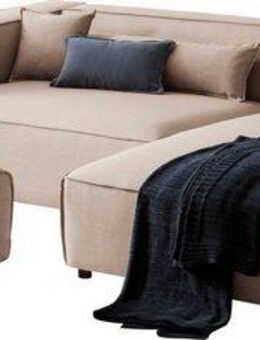 LeGer Home by Lena Gercke Ecksofa PIARA XXL, L-Form, Schlaffunktion, Cord, Leinenoptik o. Strukturstoff, Hocker stellbar zum Schlafsofa (Krokodilverbinder), tiefe Sitzfläche