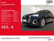 Audi Q3, Sportback S line 35 TFSI R, Jahr 2023 - Ulm