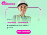 Konstrukteur / Techniker (W/M/D) Produktdesign - Bassum
