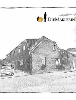 2 Familien unter einem Dach - Resthof mit reellen Nebengebäuden und Wiese direkt in Bassum-Bramstedt - Bassum