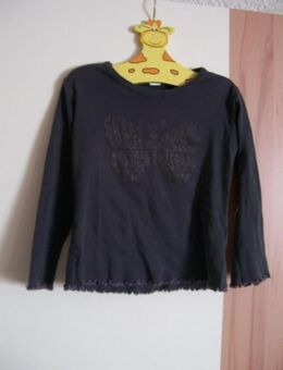 Braunes Langarmshirt - Gr. 110/116 - Pirmasens