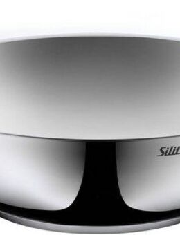 Silit Wok Wokpfanne Induktion, Cromargan® Edelstahl Rostfrei 18/10 (1-tlg), ideal für energiesparendes Kochen, für alle Herdarten geeignet