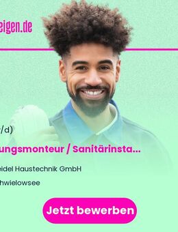 Heizungsmonteur / Sanitärinstallateur (m/w/d) bzw. Heizungsbauer, Heizungsinstallateur, Gas-Wasser-Installateur - Schwielowsee