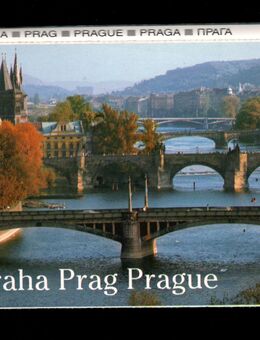 Leporello-Album Prag 1998 Ansichten Karlsbücke Wenzelsplatz Burg Astronomische Uhr Altstädter Ring - Nürnberg