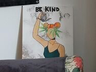 BE KIND TO YOUR MIND - Acrylbild Selfmade Hanfblatt Unikat - Stühlingen