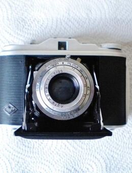 Agfa Isolette I Vario mit Tasche,1952-1960,Klappcamera - Linnich