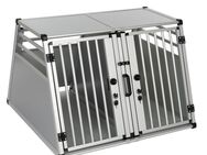 Autohundebox AluRide Doppelbox - B 97 x T 92 x H 68 cm (Größe XL)