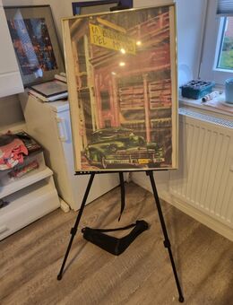 Porträt von der Stammkneipe des Ernest Hemingway , in Öl auf Leinwand auf Kuba - Wedel