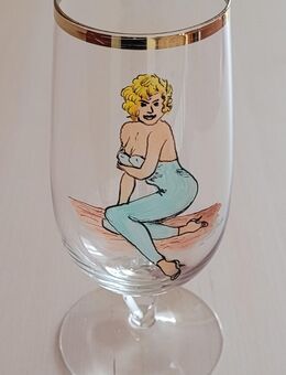 Handbemalte DDR-Biertulpe aus den 70igern - Beilrode