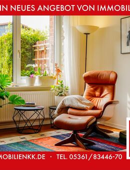 Natur pur direkt am Elbeseitenkanal: 3-Zimmer-Erdgeschoss-Wohnung mit großem Garten - Calberlah