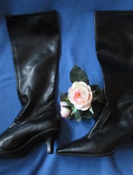 NEUw * Echt- Leder * Strech * Schlupf * Langschaft * High-Heels* Stiefel "Peter Kaiser" Gr. 36½ * 36,5/ 3½ * schwarz * - Riedlingen
