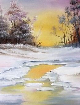 mit der Nass-in-Nass Ölmaltechnik gefertigtes Original (1) - Berlin