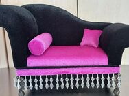 ️ Schmuckschatulle, Sofa, schwarz/pink gepolstert - Köln