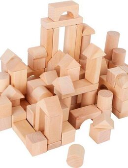 Small Foot Holzbausteine, natur Spielbausteine, (100 St), mit Beutel