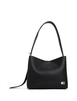 Tommy Jeans Hobo TJW COOL HOBO BAG, Damen Umhängetasche, Schultertasche mit Logoflaggen-Schmuckelement